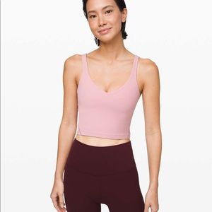 Pink taupe align tank